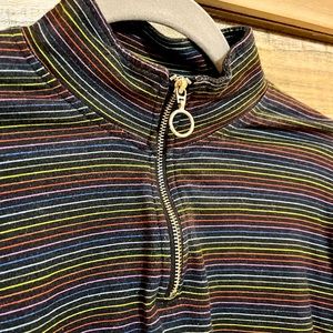 Vintage stripe mid driff / cop top